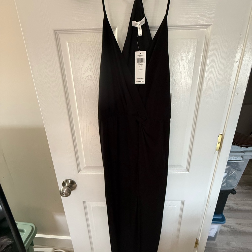 NWT BCBGeneration Black Halter Maxi Dress | Size Medium